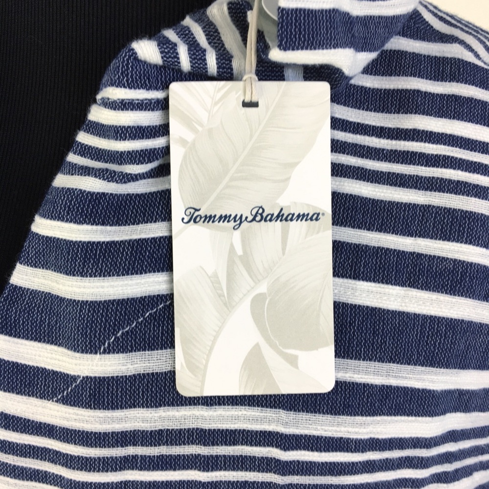 NEW Tommy Bahama Hoodie Mens Wave Ocean Deep L - Picture 5 of 9